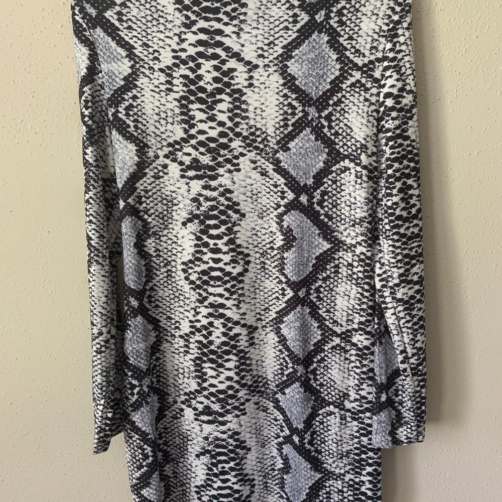 Snake Print Body-Con